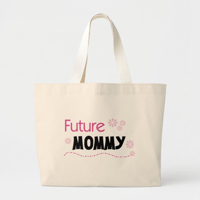 Bolsa Tote Grande Futuras Mamães e presentes (Frente)