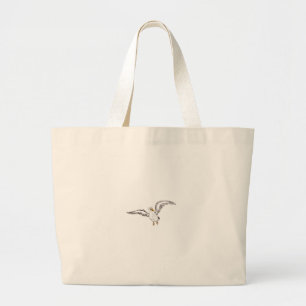 Bolsa Tote Grande Gaivota branca