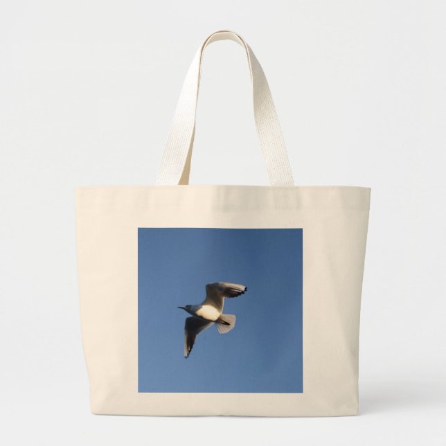Bolsa Tote Grande Gaivota-pequena (Frente)