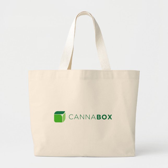 Bolsa Tote Grande Ganhos de Cannabox (Frente)
