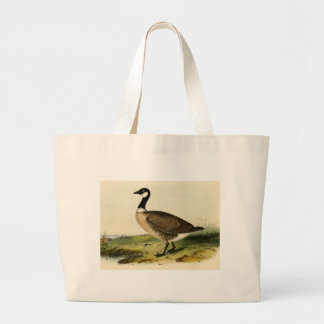 Bolsa Tote Grande Ganso Necked branco do vintage