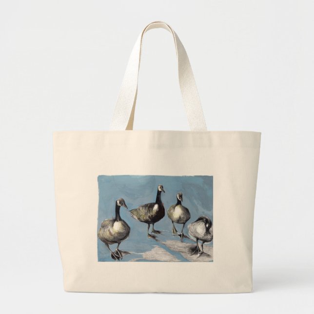 Bolsa Tote Grande Gansos amigáveis 2012 de Canadá (Frente)