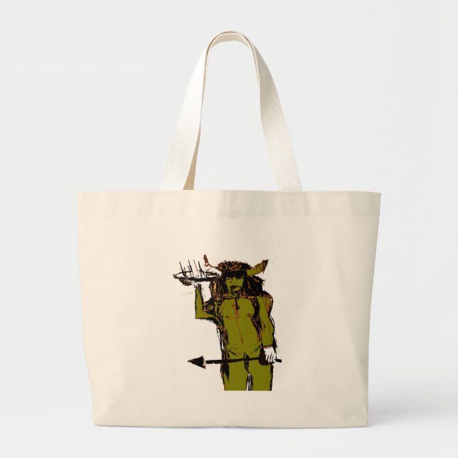 BOLSA TOTE GRANDE GARÇOM DOS GUERREIROS (Frente)
