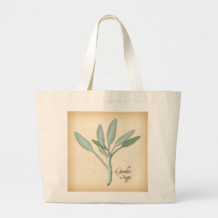 Bolsa Tote Grande Garden Sage Herb