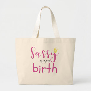 Bolsa Tote Grande Garota Bonita Presente Sassy Desde Presente De Nas