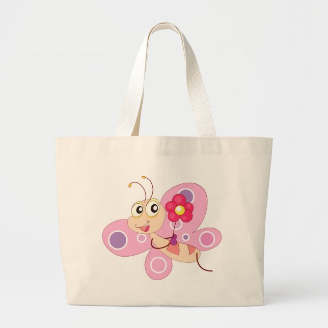 BOLSA TOTE GRANDE GAROTA FELIZ (Frente)