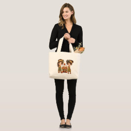 Bolsa Tote Grande Garotas Retrô