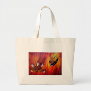 Bolsa Tote Grande Garra de dragão - Conversas Dragon