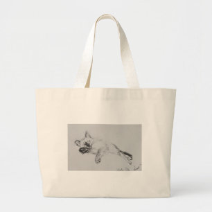 Bolsa Tote Grande Gatinho 'Baby