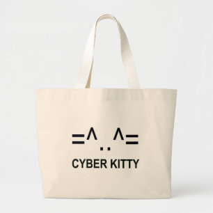 Bolsa Tote Grande Gatinho do Cyber