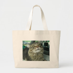Bolsa Tote Grande Gatinho Maine Coon