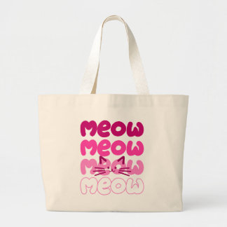 Bolsa Tote Grande Gato fofo mia