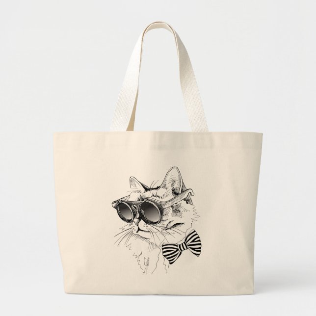 Bolsa Tote Grande Gato Legal (Frente)