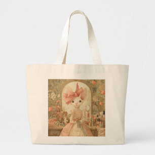 Bolsa Tote Grande Gatos – Retrato Artístico de Gato Vitoriano - MIss