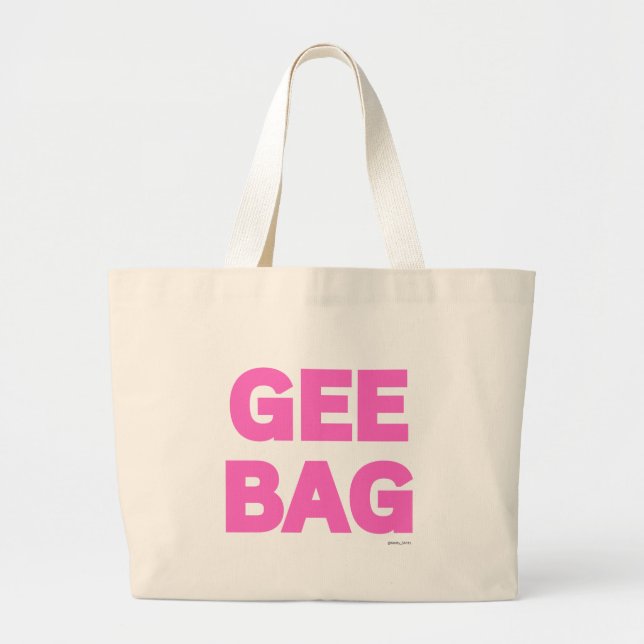 Bolsa Tote Grande Gee Bag - Irish Designs - Irish Phrases (Frente)
