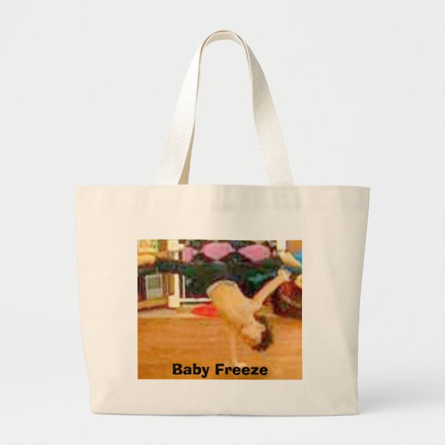 Bolsa Tote Grande Gelo do bebê (Frente)