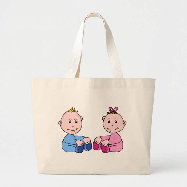 BOLSA TOTE GRANDE GÊMEOS (Frente)