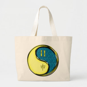 Bolsa Tote Grande Gêmeos & Macaco de Água