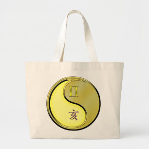 Bolsa Tote Grande Gemini & Metal Boar
