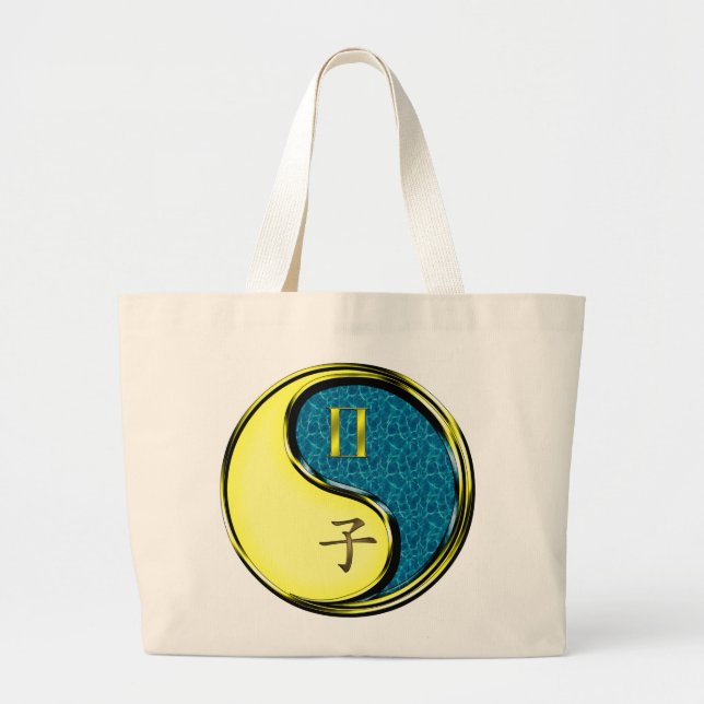 Bolsa Tote Grande Gemini & Water Rat (Frente)