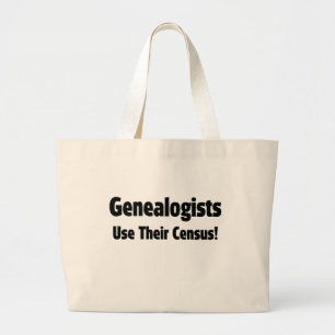 Bolsa Tote Grande Genealogistas Usam Seu Censo