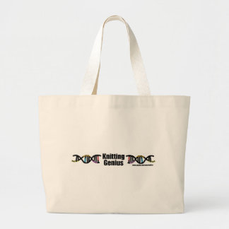 Bolsa Tote Grande Gênio de tricô