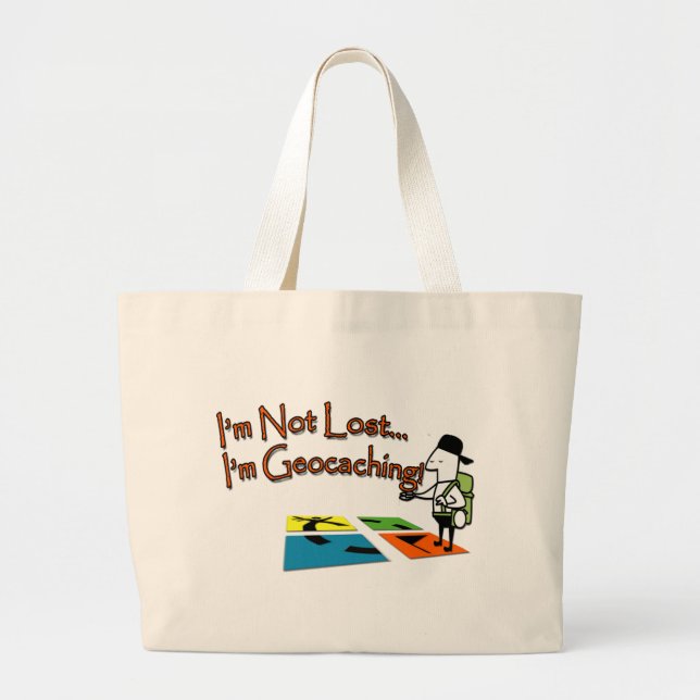 Bolsa Tote Grande Geocahing (Frente)