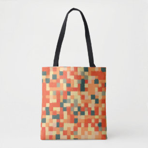 Bolsa Tote Grande Geométrico: Padrão de Abstrato sem costura.