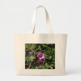 Bolsa Tote Grande Gerânio-Púrpura-Selvagem