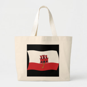 Bolsa Tote Grande Gibraltar Flag Tote Bag