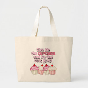 Bolsa Tote Grande Gimme os cupcakes