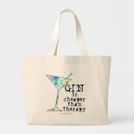 Bolsa Tote Grande GIN é mais barato que terapia `