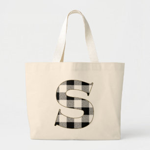 Bolsa Tote Grande Gingham Check S