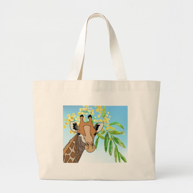 Bolsa Tote Grande Giraffe Tote Bags (Frente)