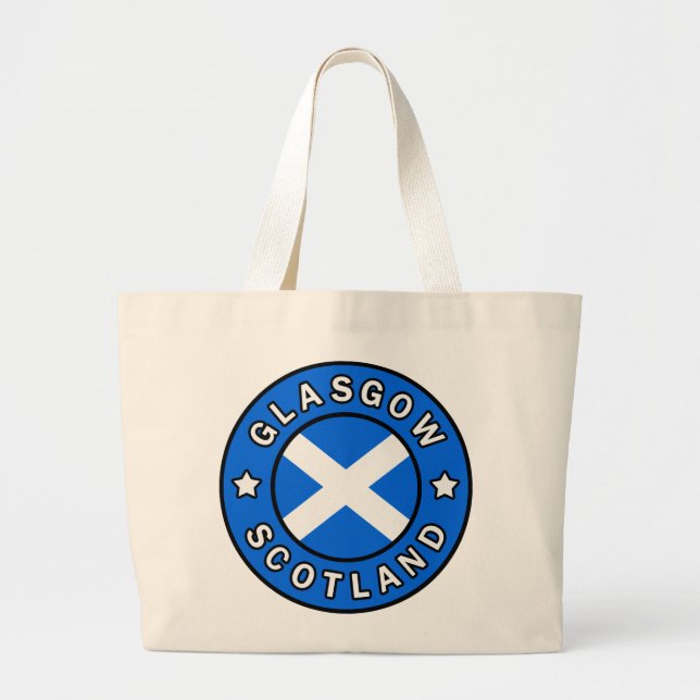 Bolsa Tote Grande Glasgow Escócia (Frente)
