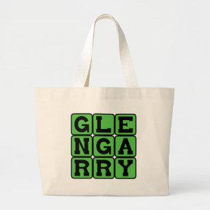 Bolsa Tote Grande Glengarry, Chapéu em Forma de Barco