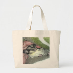 Bolsa Tote Grande Glider de açúcar dormindo no cobertor