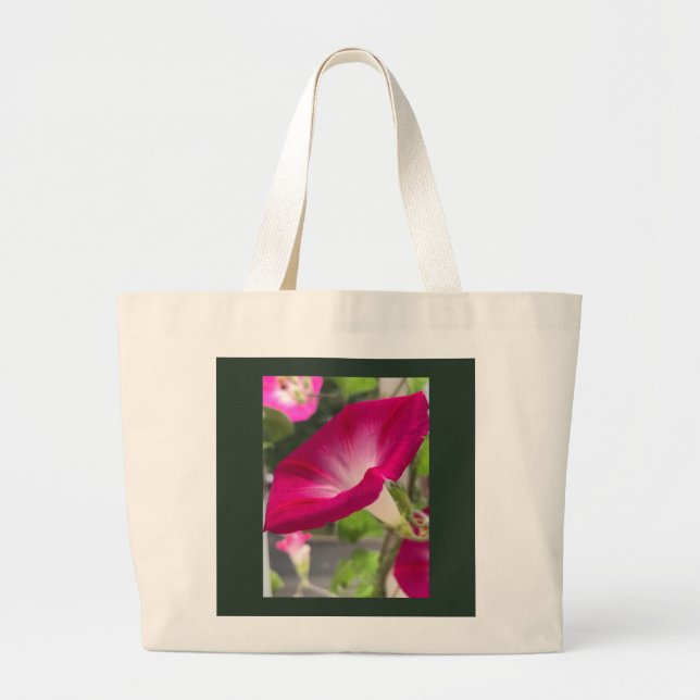 Bolsa Tote Grande Glória da Manhã Vermelho Rubi (Frente)