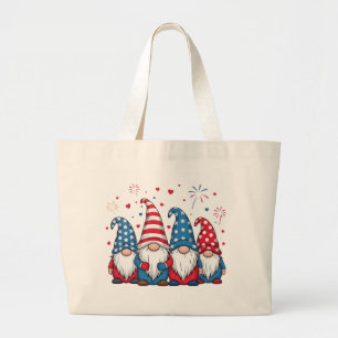 Bolsa Tote Grande Gnomos Americanos Cute- 68123
