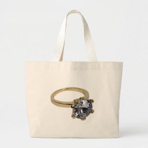 Bolsa Tote Grande GoldDiamondRing112409