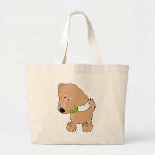 Bolsa Tote Grande Golden retriever