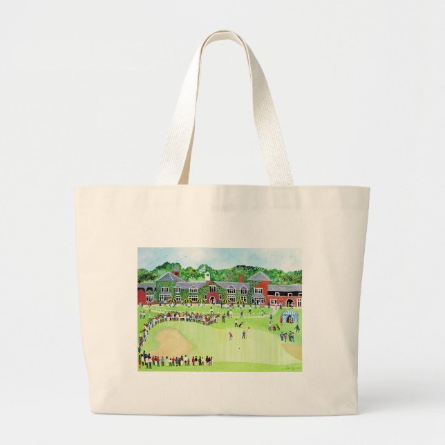 Bolsa Tote Grande Golfe na torre de sino (Frente)