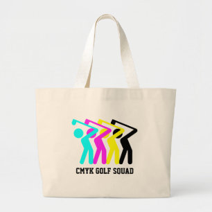 Bolsa Tote Grande Golfeiro CMYK Elegante