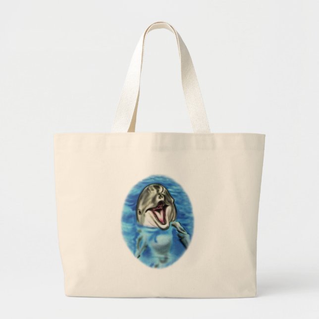 Bolsa Tote Grande Golfinho (Frente)