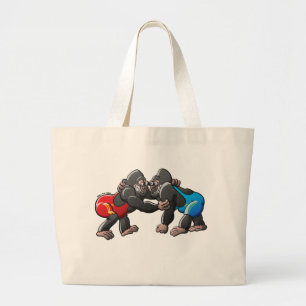 Bolsa Tote Grande Gorila da luta