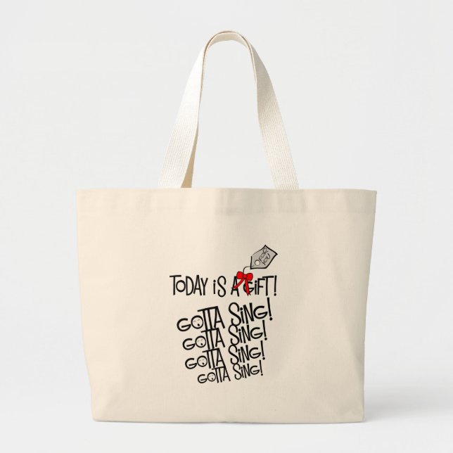 Bolsa Tote Grande gottasingday16 (Frente)