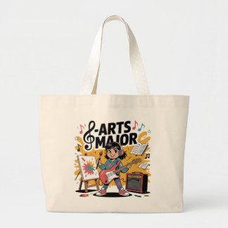 Bolsa Tote Grande Gráfico de Artes - Única Criativa