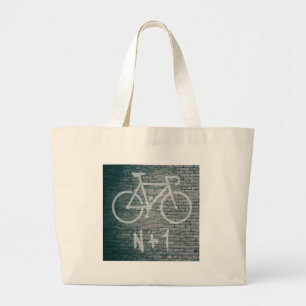 Bolsa Tote Grande Grafite de bicicleta N+1