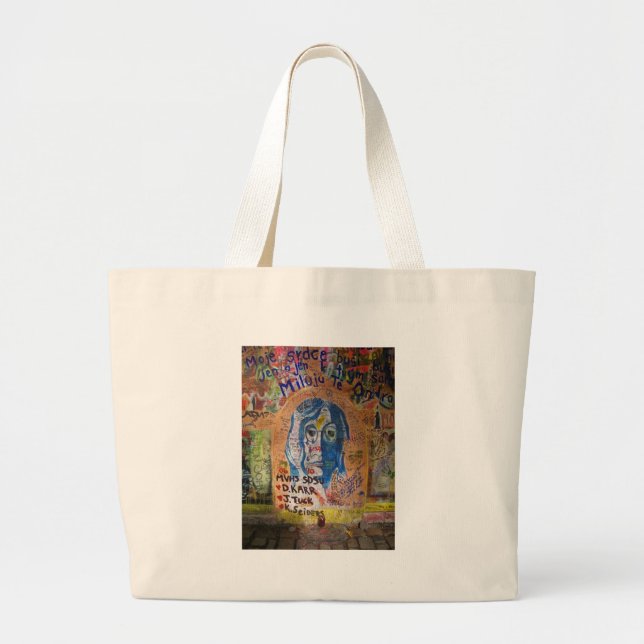 Bolsa Tote Grande Grafite - Praga (Frente)