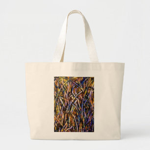Bolsa Tote Grande Grama de vidro do carnaval do saco com o fungo de
